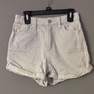 Urban Outfitters Light Gray Corduroy Shorts